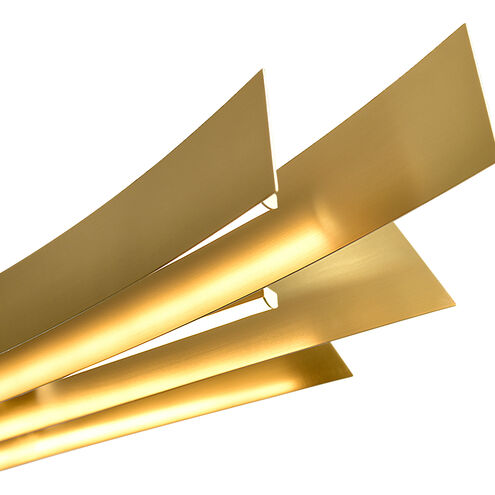Candora LED 50 inch Brass Island/Pool Table Light Ceiling Light