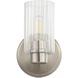 Bedminster 1 Light 5.75 inch Brushed Nickel Vanity Light Wall Light