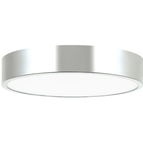 Plato LED 11 inch Chrome Flush Mount Ceiling Light
