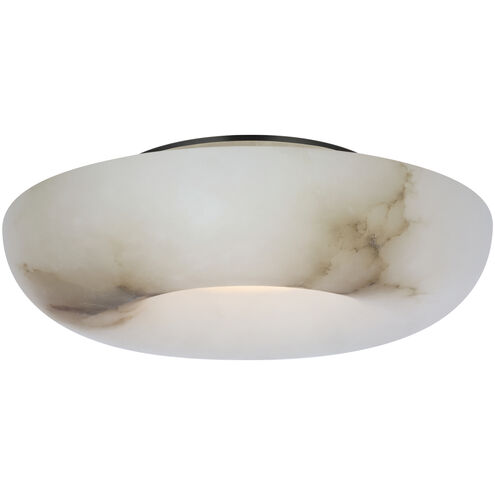 Kelly Wearstler Cappello LED 12 inch Alabaster and Bronze Flush Mount Ceiling Light