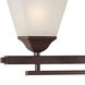 Signature 4 Light 34 inch Antique Bronze Vanity Light Wall Light