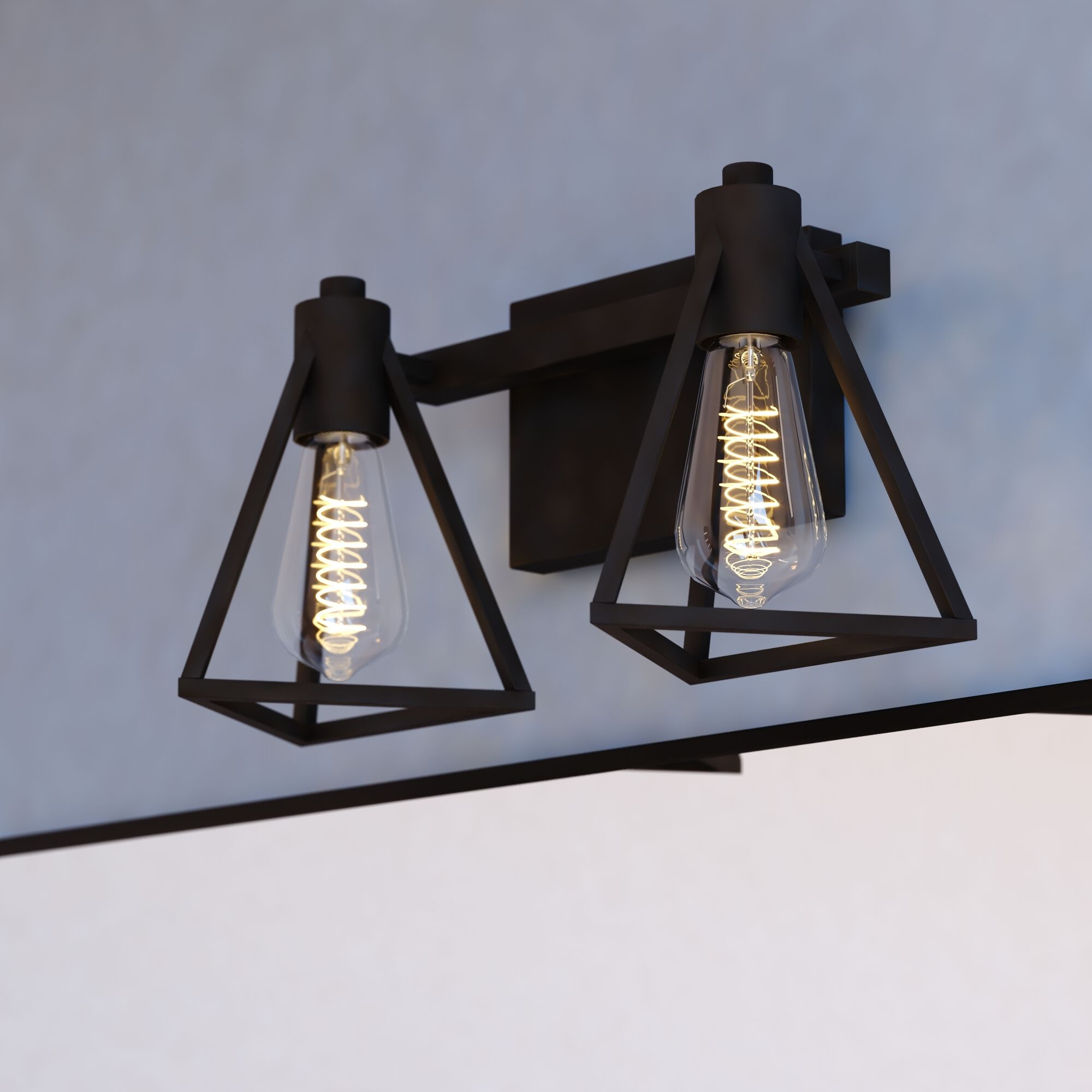 Ravenna LED 15.75 inch Matte Black Bathroom Light Wall Light in 2