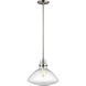 Belton 1 Light 12.63 inch Brushed Nickel Pendant Ceiling Light, Small