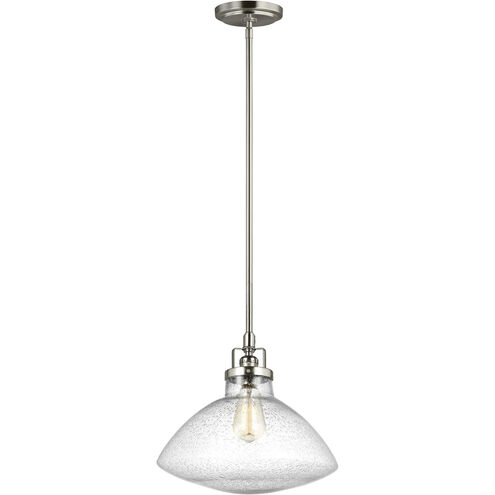 Belton 1 Light 12.63 inch Brushed Nickel Pendant Ceiling Light, Small