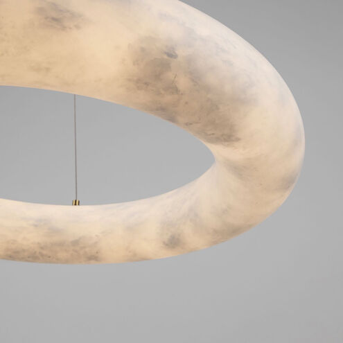 Camila LED 19 inch Brushed Brass Chandelier Ceiling Light