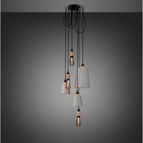 Hooked 6.0 LED 8.27 inch Stone / Brass Pendant Ceiling Light, Mix