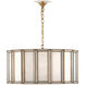 Daze 3 Light 24 inch Brass Pendant Ceiling Light, Large