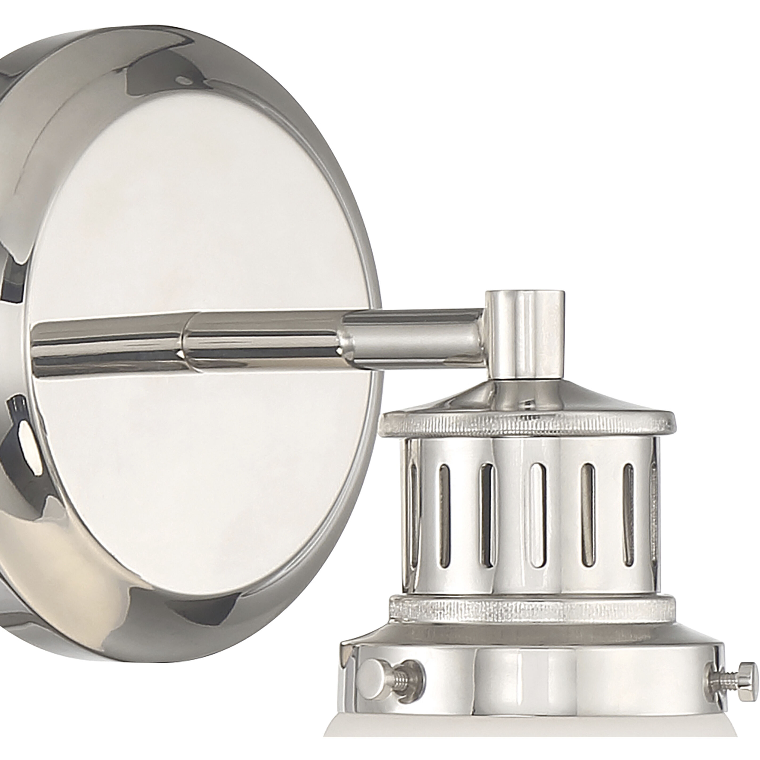 Alden Sconce Wall Light in Polished Nickel