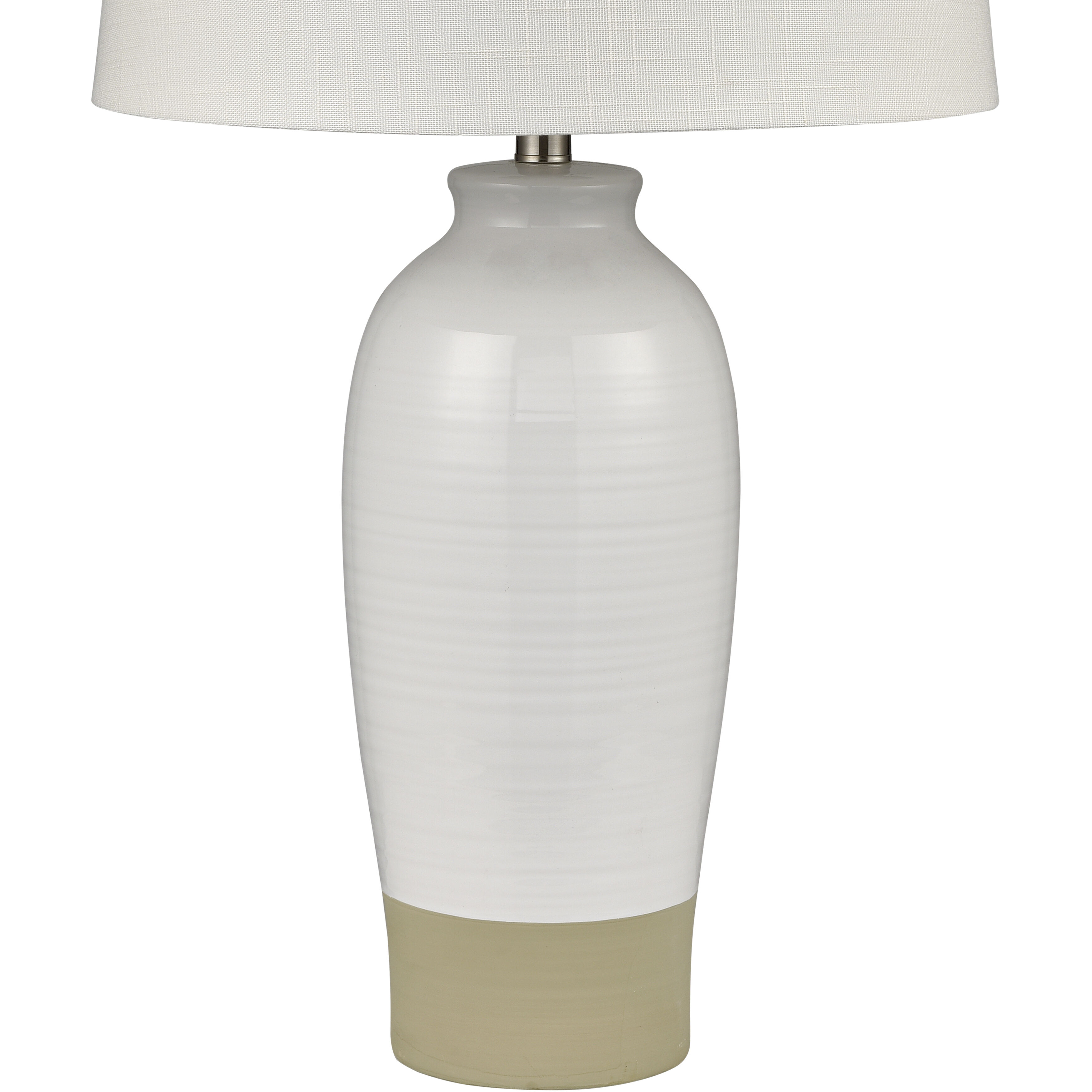 Peli 29 inch 150 watt White Table Lamp Portable Light