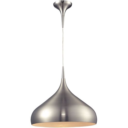 Lindsey 1 Light 17 inch Satin Nickel Pendant Ceiling Light in Incandescent
