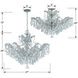 Maria Theresa 6 Light 27 inch Polished Chrome Semi Flush Ceiling Light in Clear Spectra