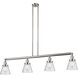 Franklin Restoration Small Cone 4 Light 50.88 inch Island Light