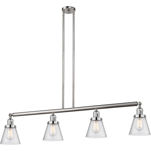 Franklin Restoration Small Cone 4 Light 50.88 inch Island Light