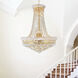 Empire 17 Light 24 inch Gold Down Chandelier Ceiling Light