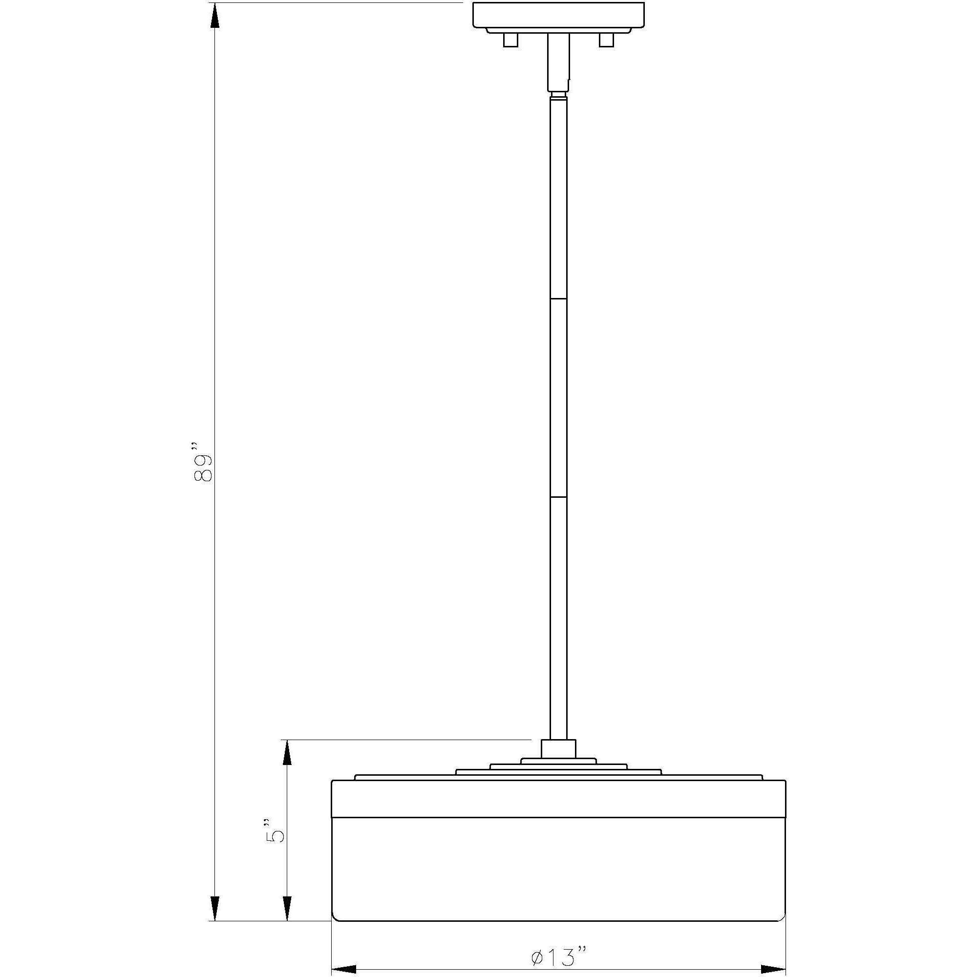 Renaud Pendant Ceiling Light in Modern Gold