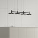 Systema Staccato LED 43 inch Satin Black Linear Pendant Ceiling Light