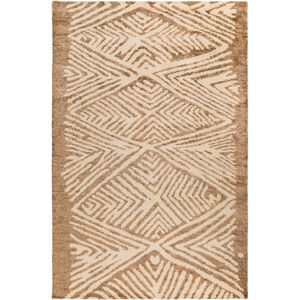 Orinocco 90 X 60 inch Yellow and Neutral Area Rug, Jute