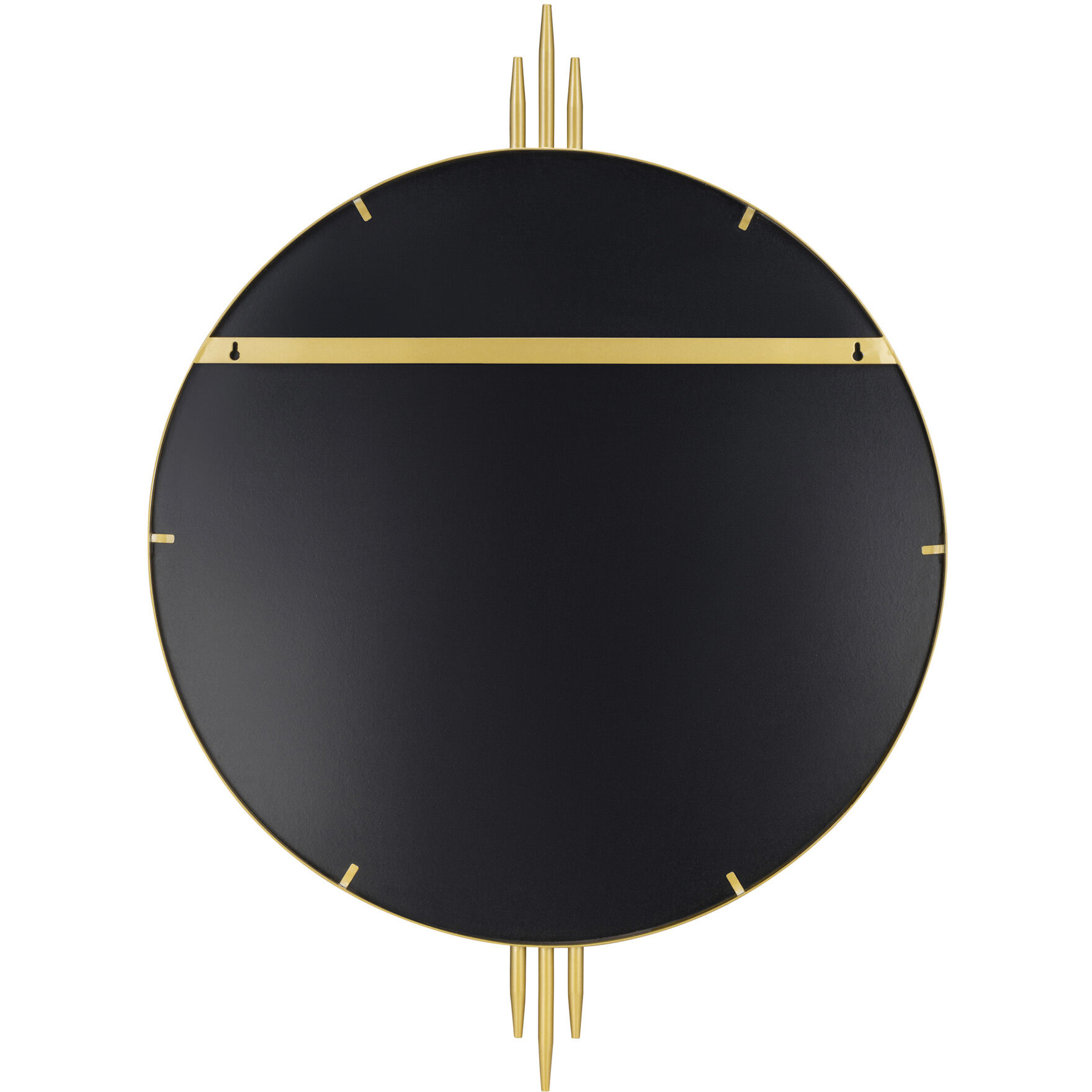 Propaganda 41 X 30 inch Gold Wall Mirror