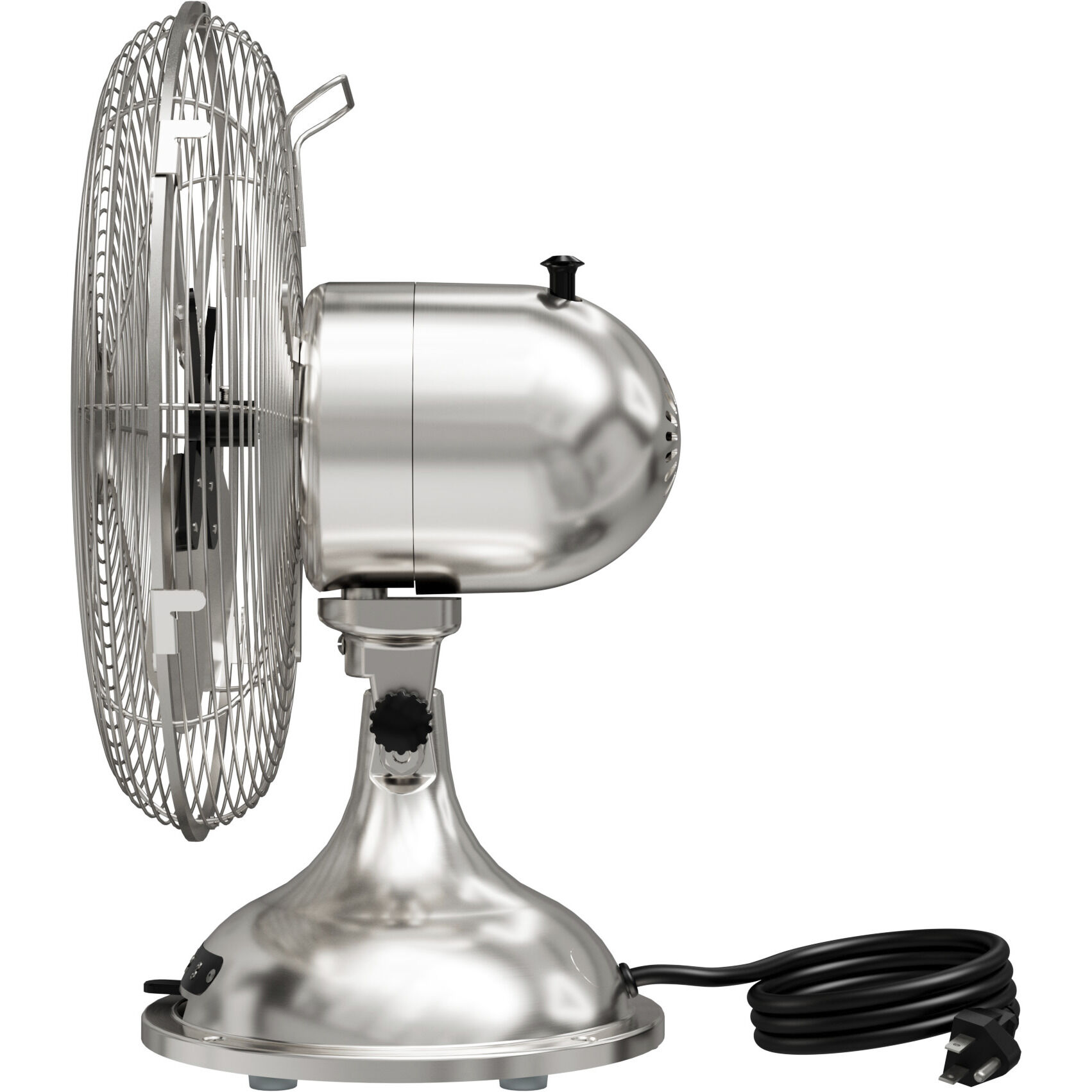 Classic D12 Brushed Nickel Portable Desk Fan