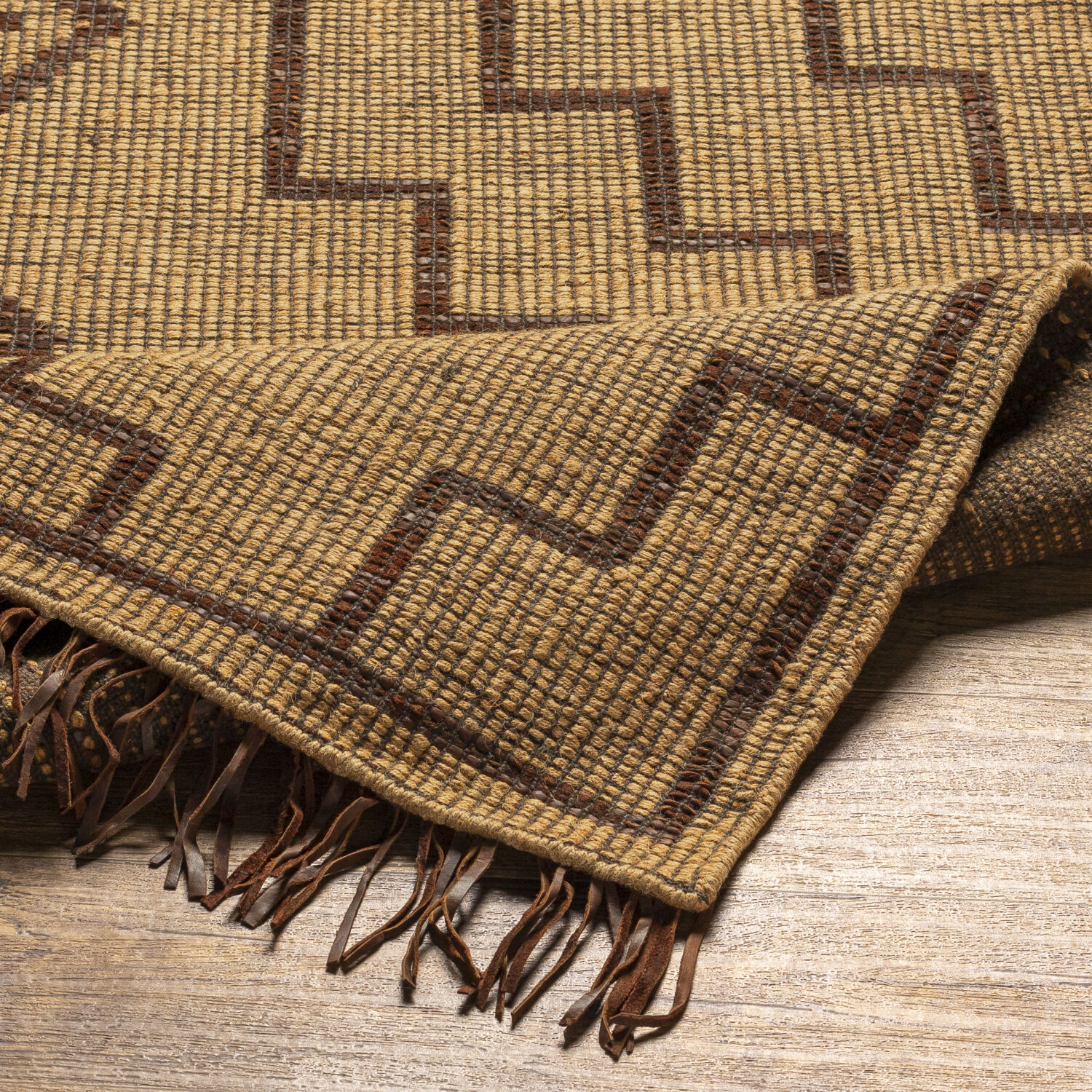 Touareg 180 X 144 inch Tan Rug, Rectangle