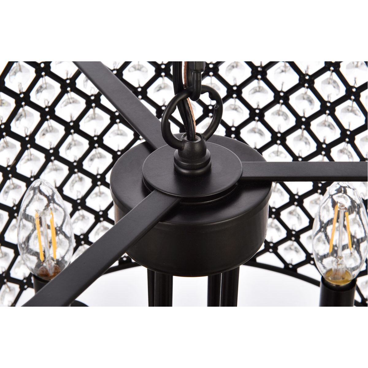 Elise 4 Light 17 inch Black Pendant Ceiling Light
