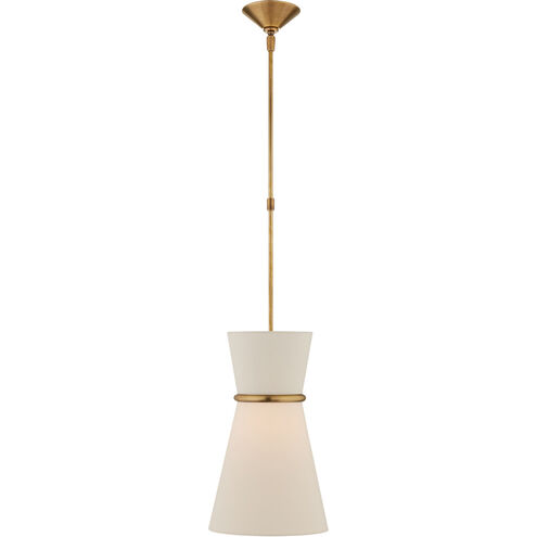 AERIN Clarkson 1 Light 9.75 inch Hand-Rubbed Antique Brass Single Pendant Ceiling Light, Small