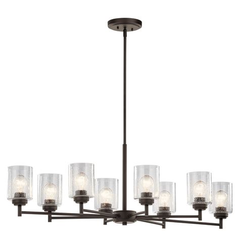 Winslow 8 Light 20 inch Olde Bronze Chandelier 1 Tier Small Ceiling Light, Small