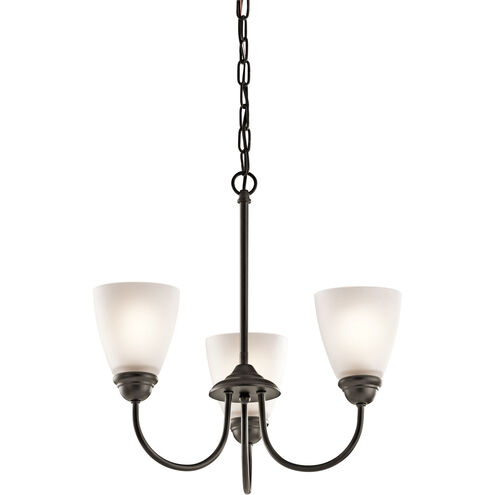 Jolie LED 18 inch Olde Bronze Mini Chandelier Ceiling Light