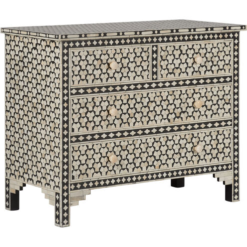 Raymond White/Cream and Black Chest
