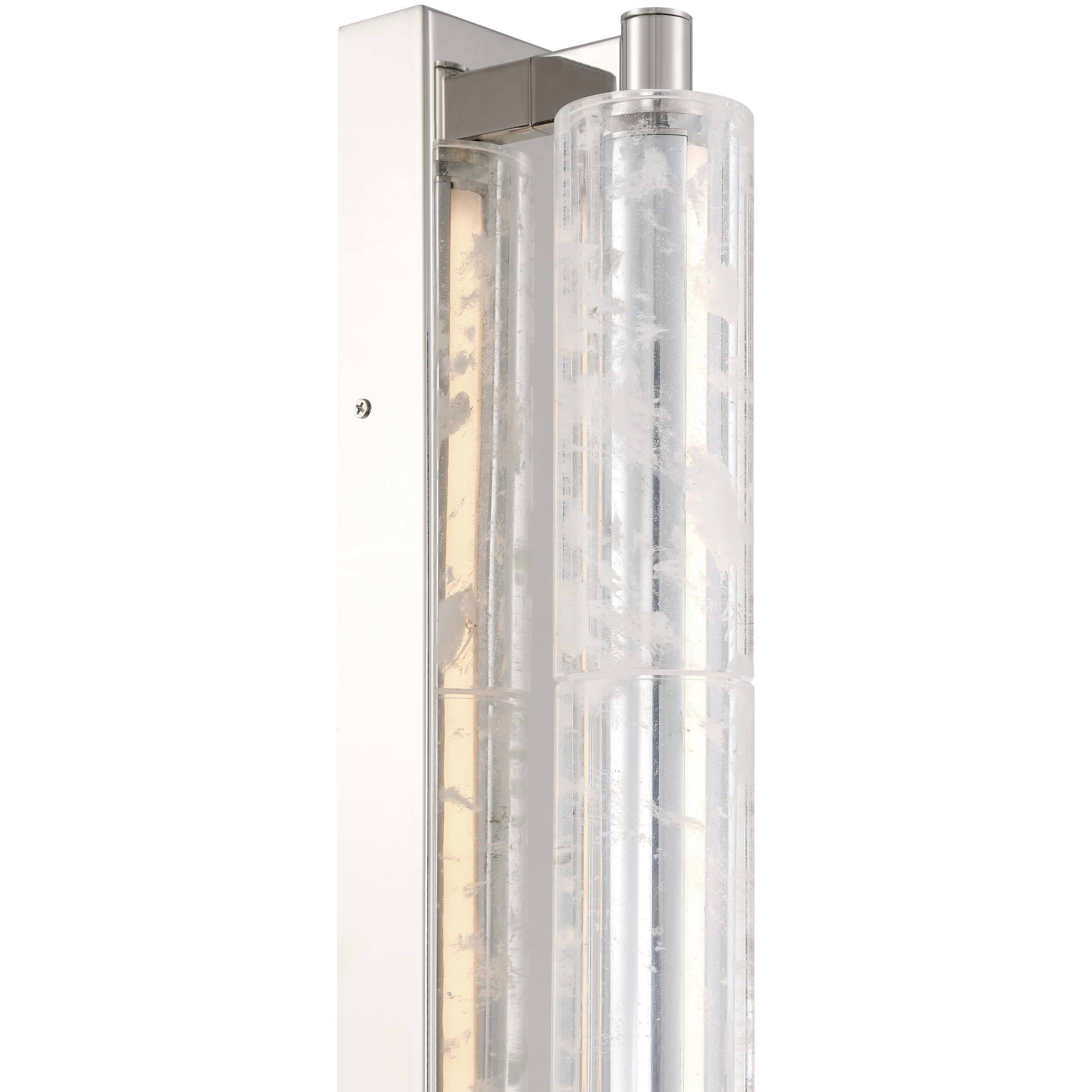 Crystallo LED 4.88 inch Polished Nickel Wall Sconce Wall Light