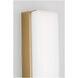 Panna LED 30 inch Satin Brass Vanity Light Wall Light