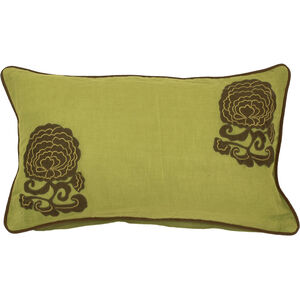 Decorative Pillows 20 inch Olive, Dark Brown Pillow Kit