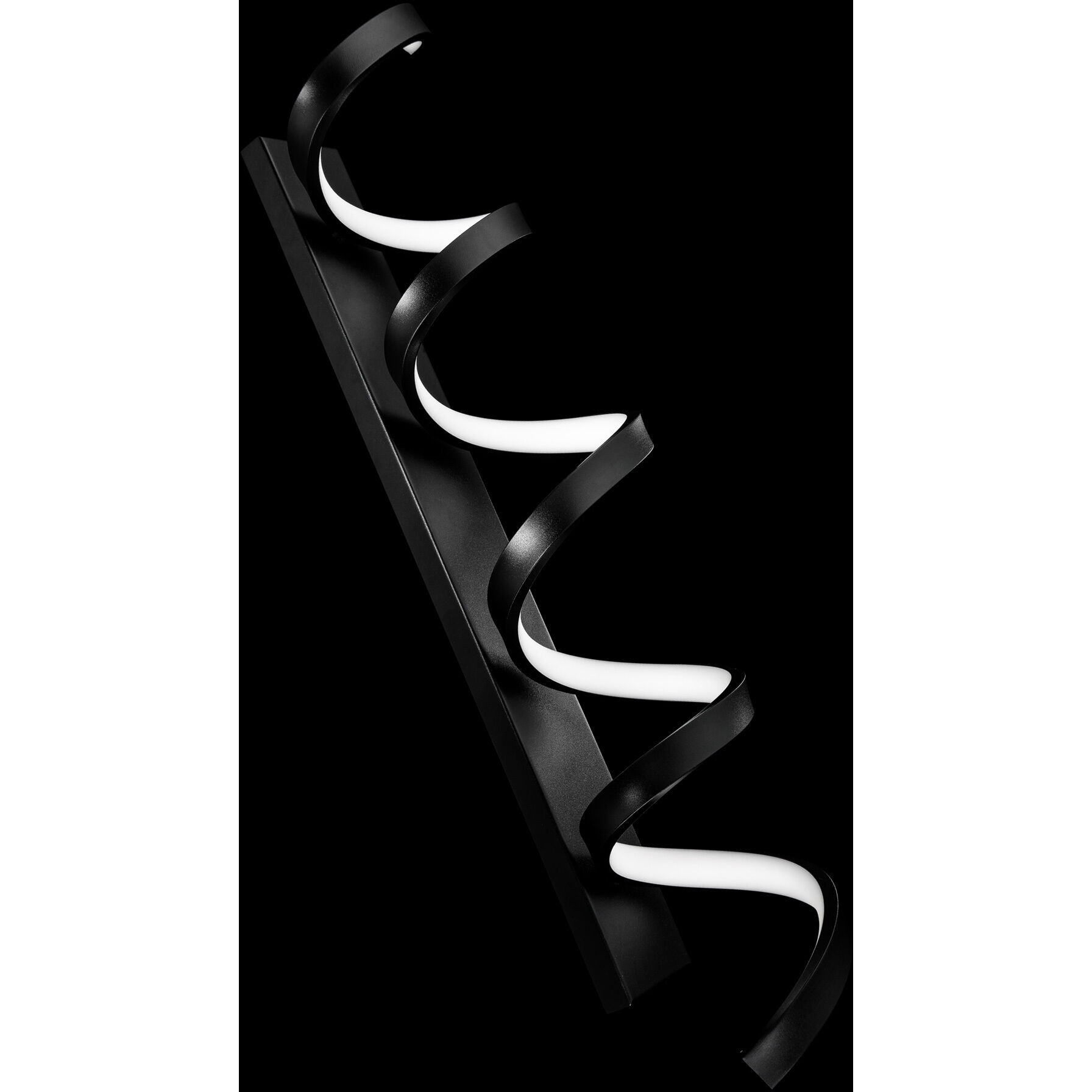 Marques LED 30 inch Black Bath Vanity & Wall Light, dweLED