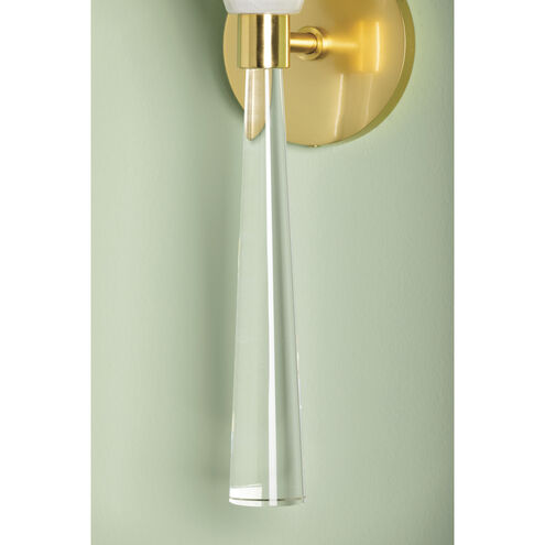 Amara 1 Light 5.25 inch Aged Brass Wall Sconce Wall Light