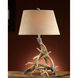 Deer Shed 31 inch 150 watt Resin Weathered Antler Table Lamp Portable Light