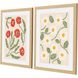 Florals Collection Green Framed Art