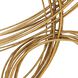Golden Bubbles 34.25 X 24.75 inch Metal Wall Decor