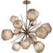 Gem LED 38.4 inch Burnished Bronze Chandelier Ceiling Light in 2700K LED, Starburst