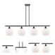 Ballston Athens LED 48 inch Matte Black Island Light Ceiling Light, Ballston