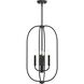 Reines 4 Light 14 inch Matte Black Foyer Pendant Ceiling Light