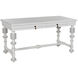 Portuguese 60 X 28 inch Solid White Desk, Small