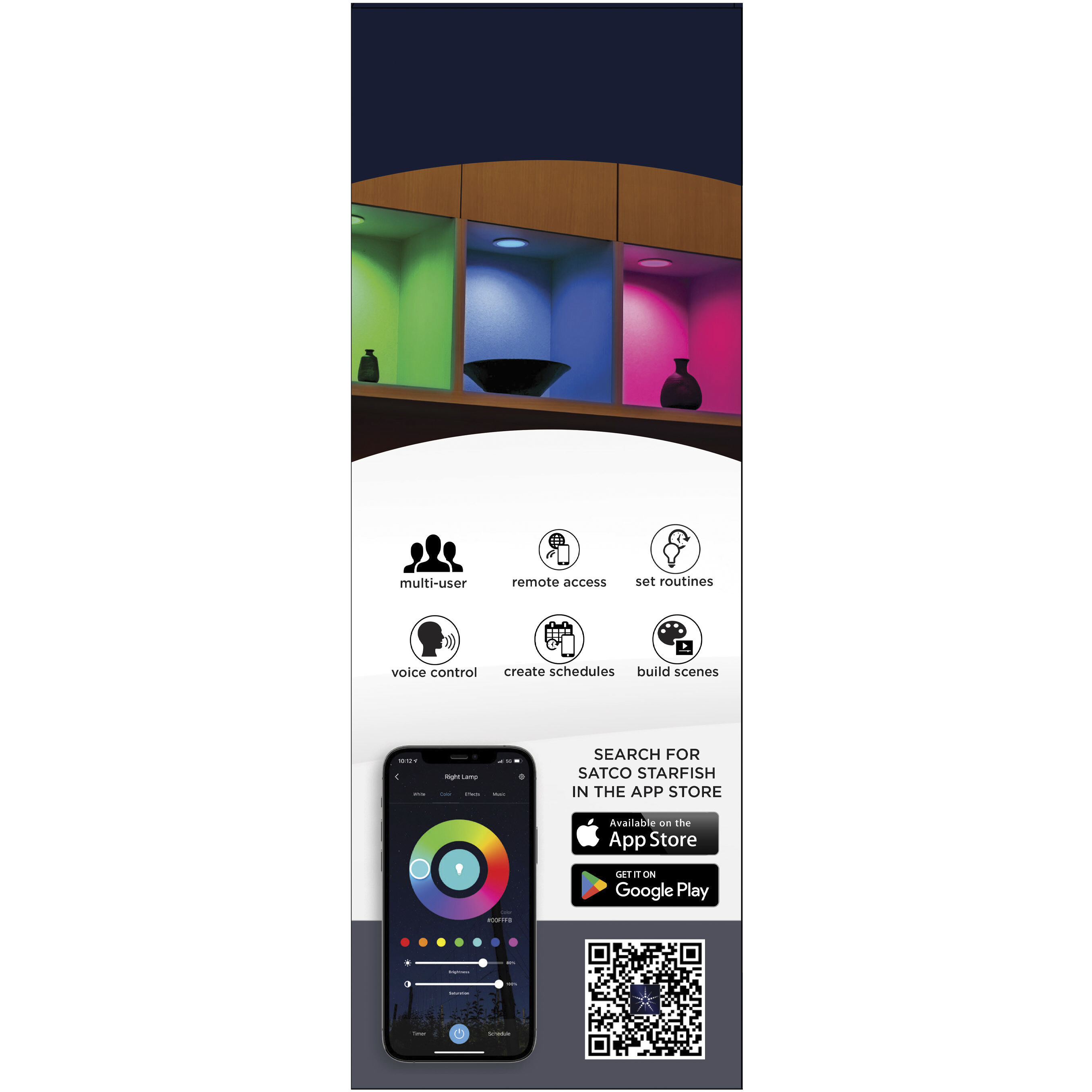 Starfish Integrated LED White Recessed