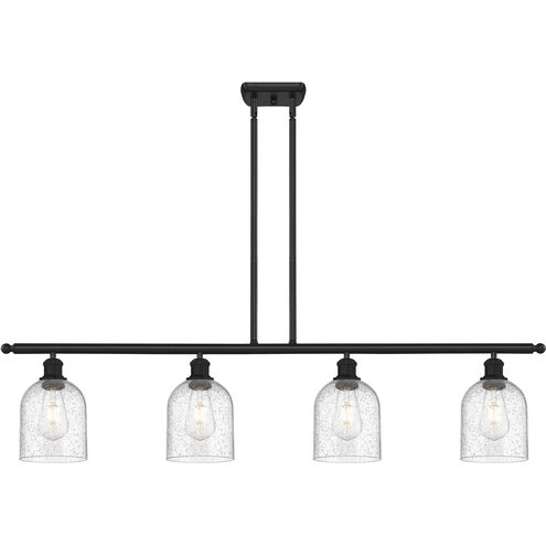 Ballston Bella 4 Light 48 inch Matte Black Stem Hung Island Light Ceiling Light