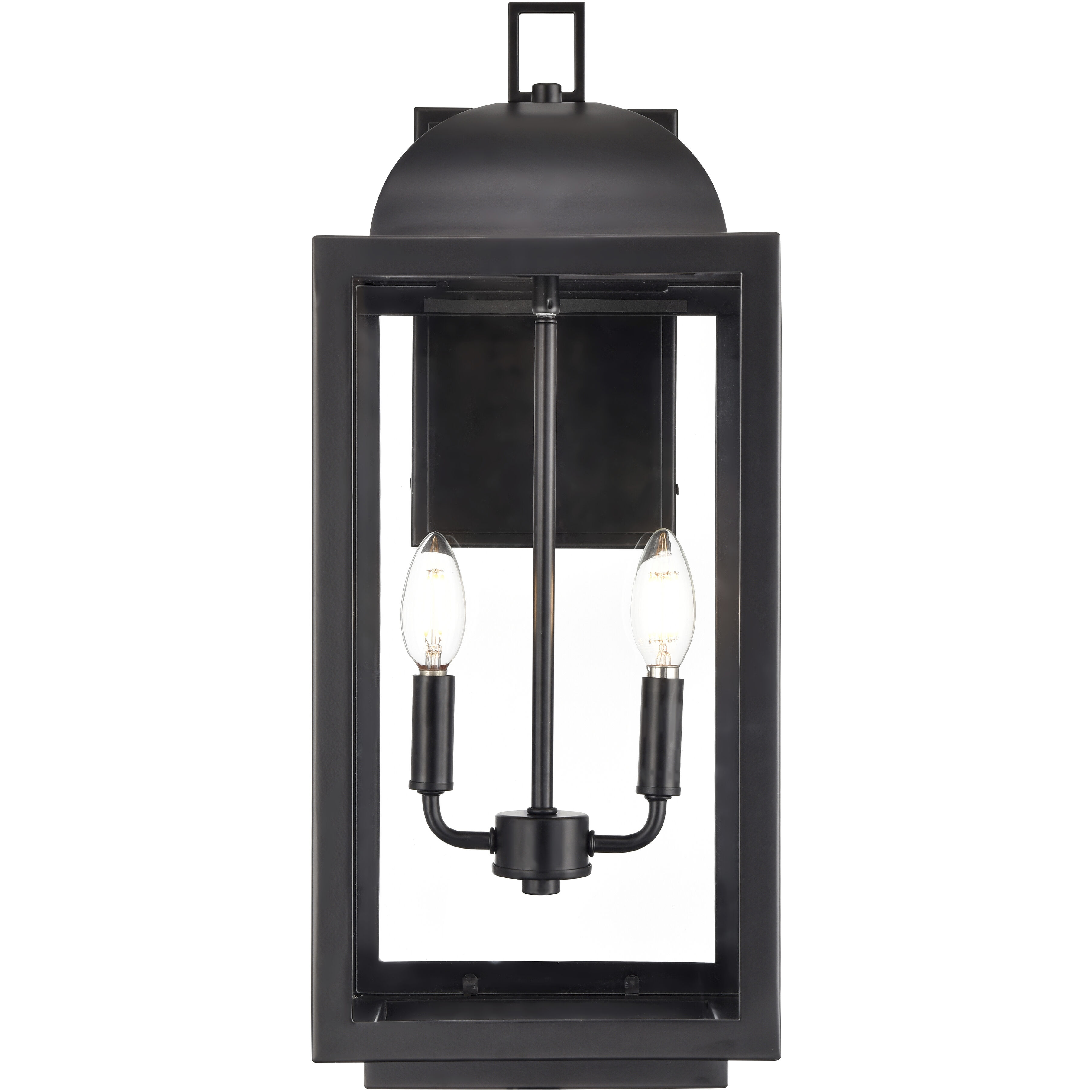 Beaufort 2 Light 22.25 inch Powder Coated Black Outdoor Wall Sconce
