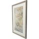 Illuminated Landscape White and Beige and Orange Framed Art