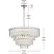 Emilia 8 Light 25 inch Chrome Chandelier Ceiling Light