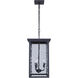 Shana 3 Light 11 inch Black Outdoor Pendant Light