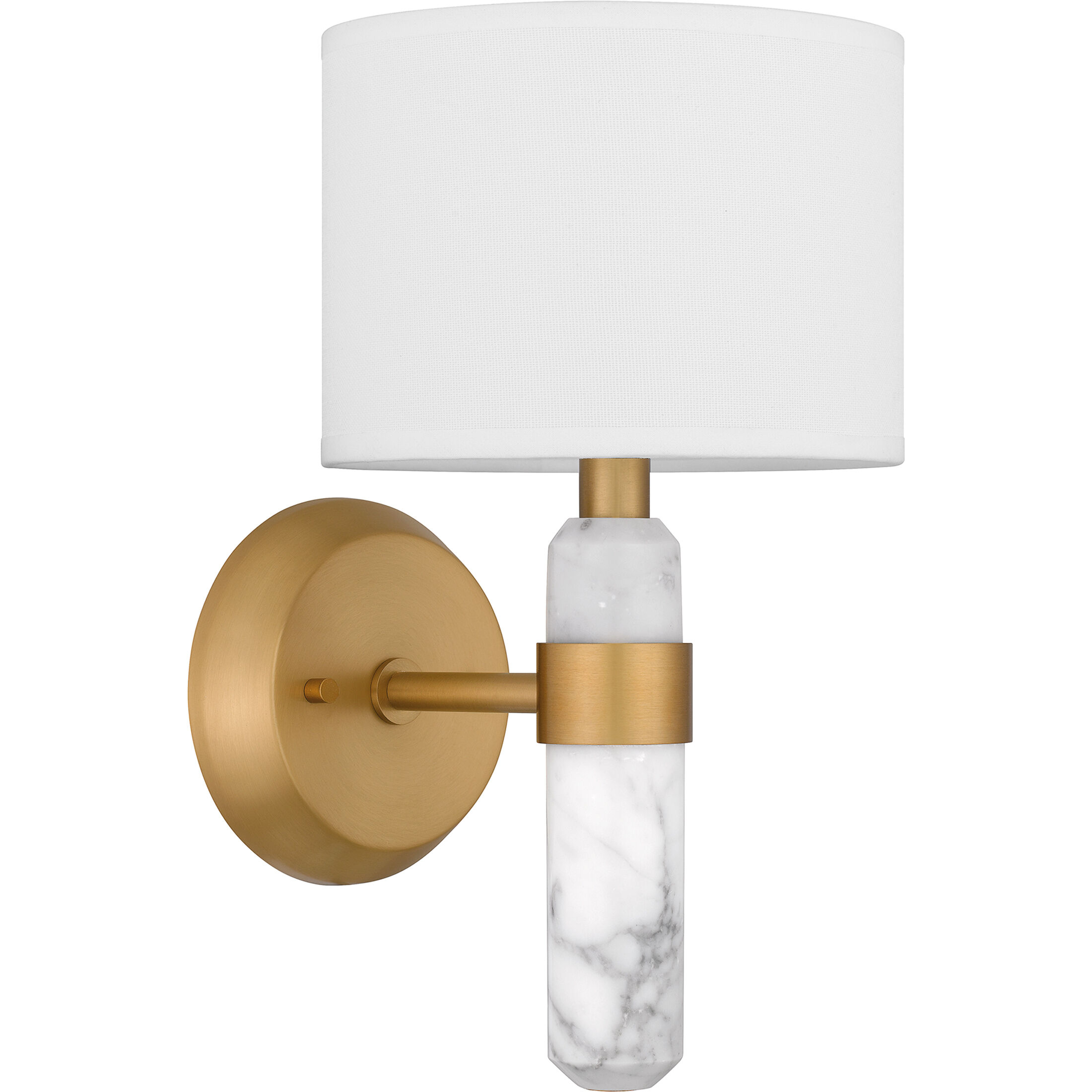Kimberly 1 Light 7 inch Brushed Weathered Brass Wall Sconce Wall Light, Small