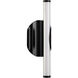Ola 6.5 inch Black Sconce Wall Light