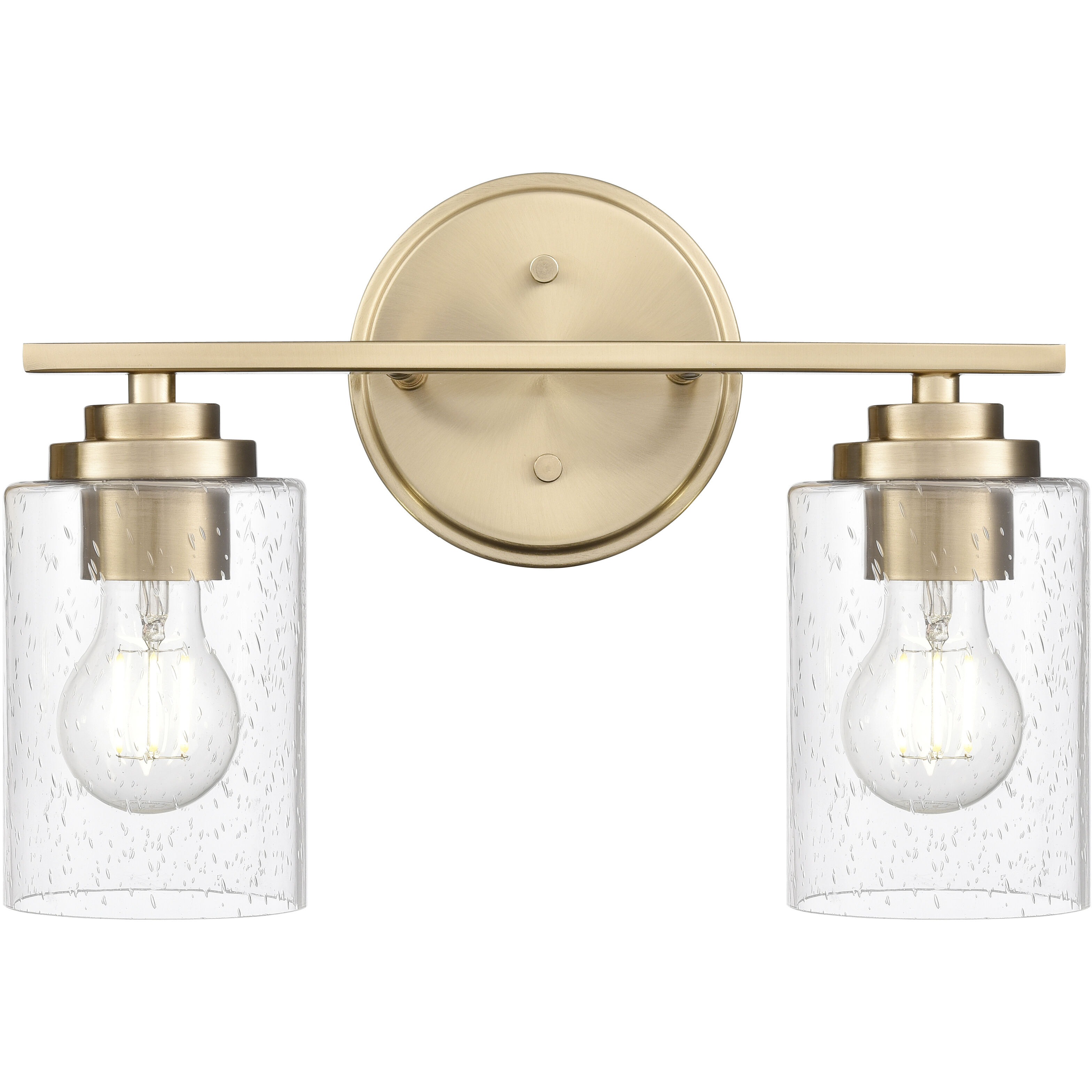Moven 2 Light 14.25 inch Modern Gold Bathroom Vanity Light Wall Light